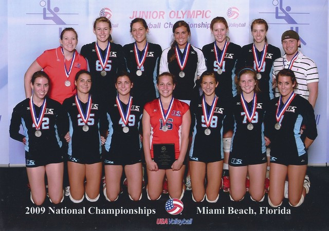 2009 16 Gabe National Champions of the National Division at USAV!