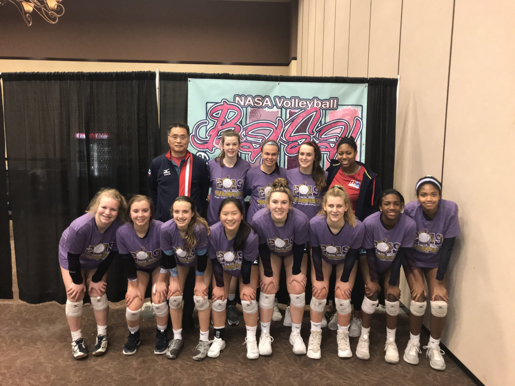 15 Victor Champions of the 15 Girls Division at NASA Bash