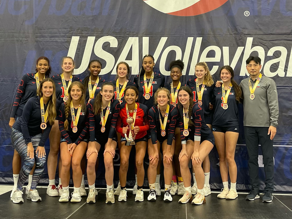 17 Jing Bronze Medalist in 17 Open at Girls USAV National 2021