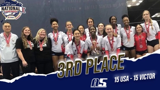 15 Victor - Bronze Medalist - 15 USA - USAV Nationals