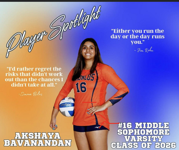 A5 Volleyball Club 2024:  Akshaya Chowdari Bavanandan (Shay)