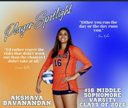 A5 Volleyball Club 2025:  #22 Shay Bavanandan (Shay)